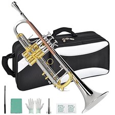 Bb Trumpet Double-Braced Trumpet Instrument with Cupronickel Intermediate