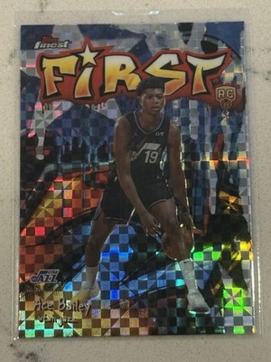 2025-26 Topps Finest-Ace Bailey First Xfractor Rookie RC #F-5 Jazz