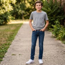 Levi's 510  Super Skinny Jeans - Dark Wash Denim - Boys Size 12 / 26W unisex