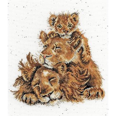 Bothy Threads Kreuzstich-Set ''Familienstolz'', 26x30cm, XHD66, Zählmuster
