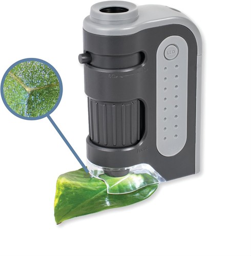 Microbrite plus 60X-120X Microscopio Portatile Con Luci a LED, Ideale per Studen - Foto 2 di 12