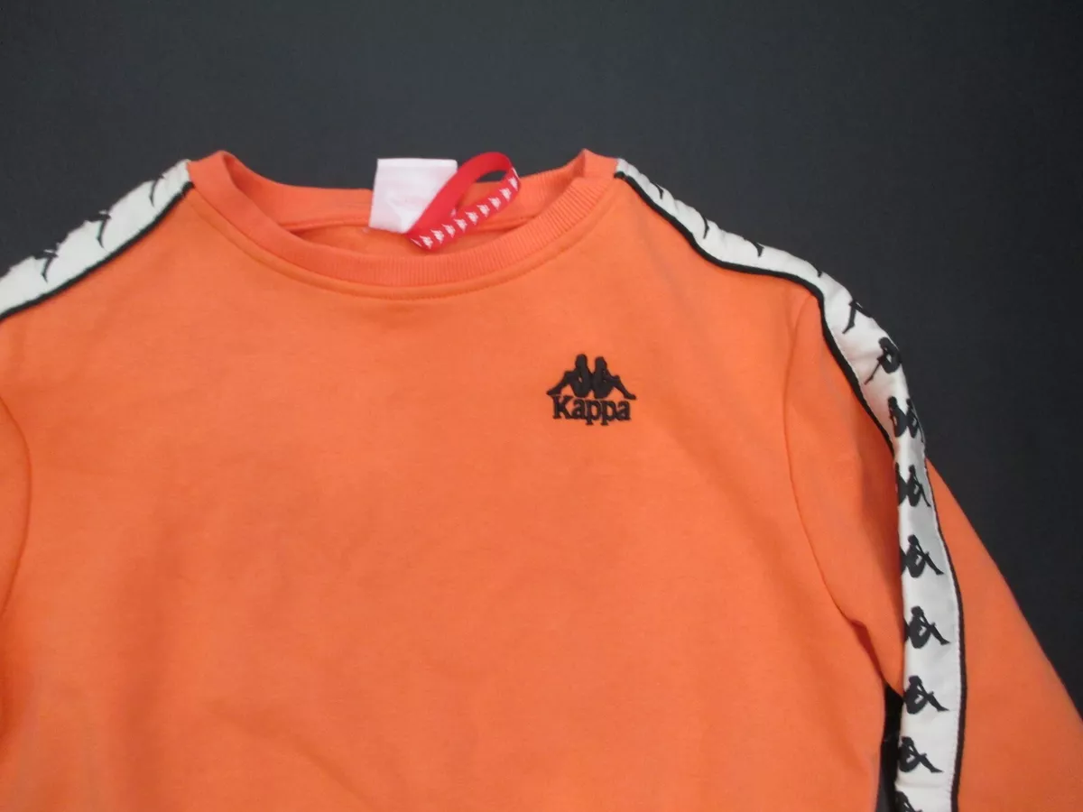 Kappa sweatshirt orange hot sale