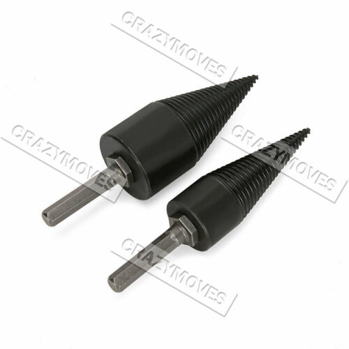 32/42mm High Speed Twist Firewood Drill Bit Wood Splitter Splitting Cone VIC - Picture 2 of 13