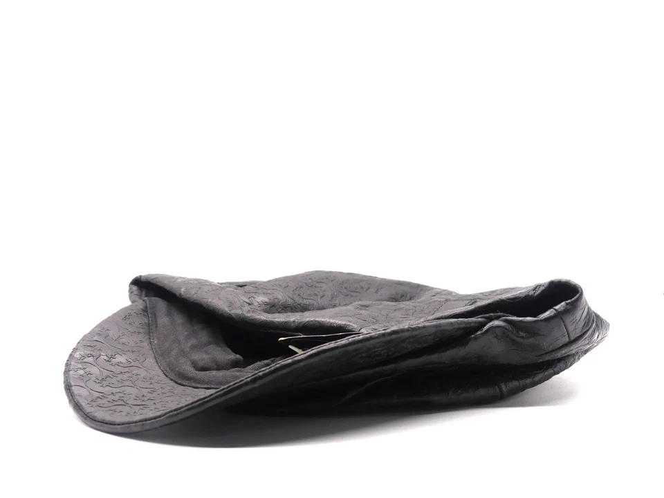 Sombrero Spitfire de cuero negro Kangol Kanganude Emb 9362BC Foto 2 de 2