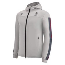 Official Macron Wales WRU Men's Rugby Full Length Zip Travel Jacket - RRP £60.00