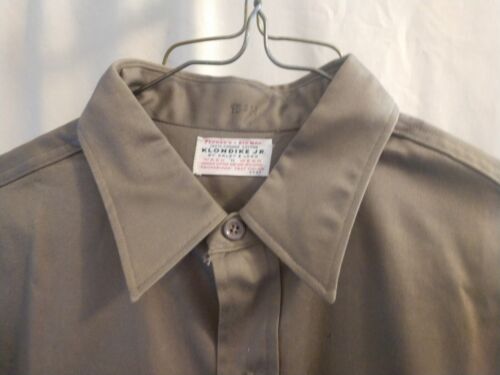 Men's Klondike Work Shirt Size 15 Medium Vintage - Picture 1 of 5