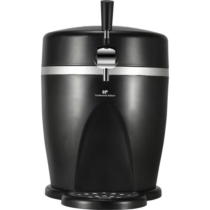 Continental Edison Distributore Di Birra 5l Mb5b3 - Nero