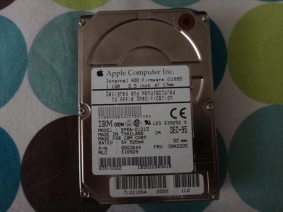 Apple IBM 1.1GB Internal Hard Disk Drive IDE ATA for Mac PowerBook 2.5''