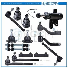 15x For 1993-99 Chevy C1500 Suburban Front Ball Joints Idler Pitman Arm Tie Rods