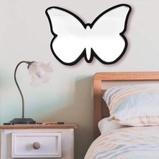 Butterfly Shaped Mirrors with a Colour Frame of your choice  Hooks