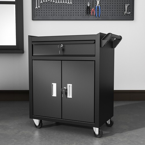 Roller Tool Cabinet Storage Chest Drawer Box Workshop Garage Lockable Roll Steel - Picture 8 of 10