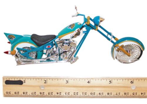 6 Pc Lot Jacksonville Jaguars NFL Football 1:18 Diecast Chopper Motorcycle 2006 - Picture 3 of 12