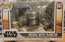 Jumbo Star Wars Grogu con Rancor #587 10" Nueva Figura Vynl Funko Pop