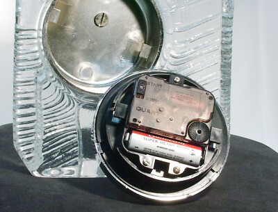 Crystal Sunform Quartz Clock by Sasaki of Japan. | eBay