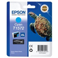 Epson C13T15724010 T1572 Tintenpatrone Cyan 25,9 Ml FüR Stylus Photo R 3000
