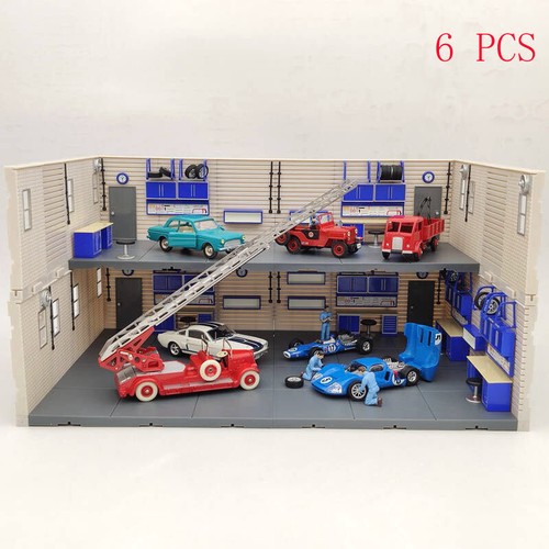 Modelo de escena diorama de garaje Aurora escala 1/2/4 piezas (no incluye maquetas de coches) - Imagen 10 de 21