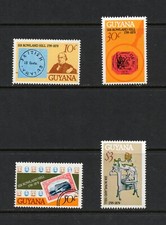 R5976 Guyane 1979 Timbres Sur Timbres 4v. MNH