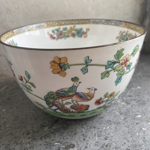 Vintage COPELAND SPODE peacock slop or sugar bowl - Picture 5 of 13