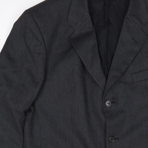 Ciro Citterio Mens Grey Viscose Blend Suit Jacket Size 42 - Picture 8 of 12