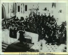 1983 Press Photo The Texas Bach Choir in performance. - sap49110