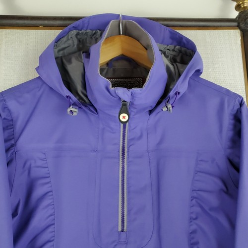 SIMS SNOWBOARDS Size Small Womens Lilac 1/2 Zip Anorak Waterproof Hooded Jacket - Picture 9 of 12