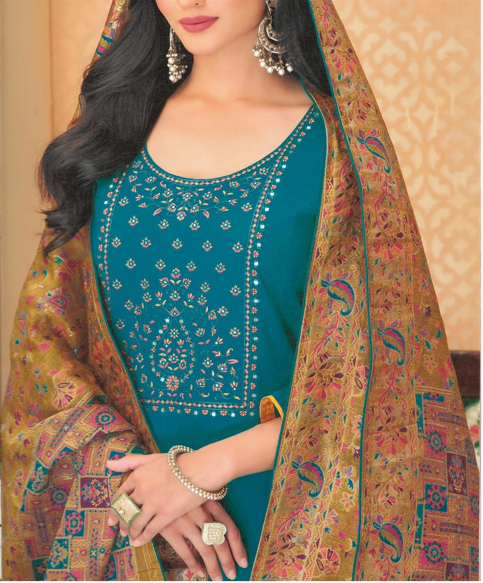 Brocade salwar deals suit