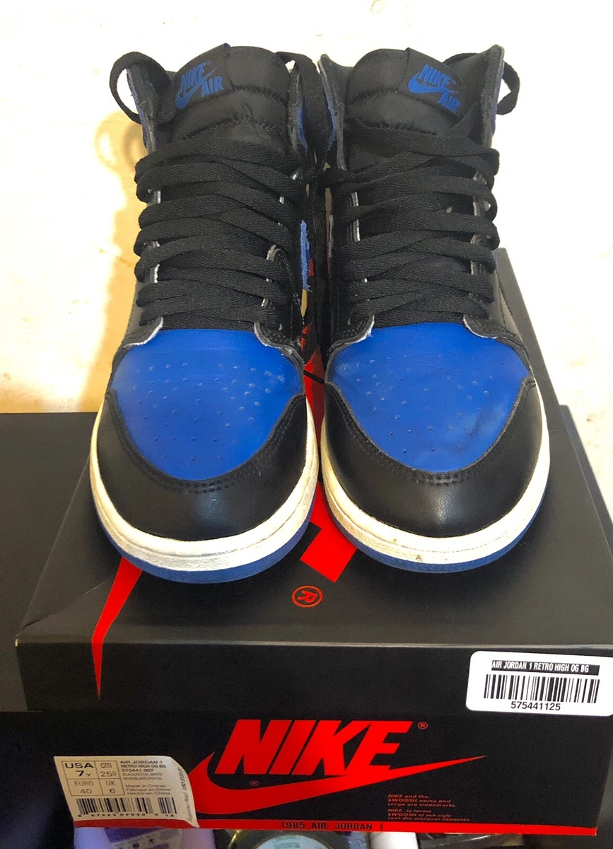 Nike Air Jordan 1 Retro High OG Royal 2017 Size 7 OG Box | eBay