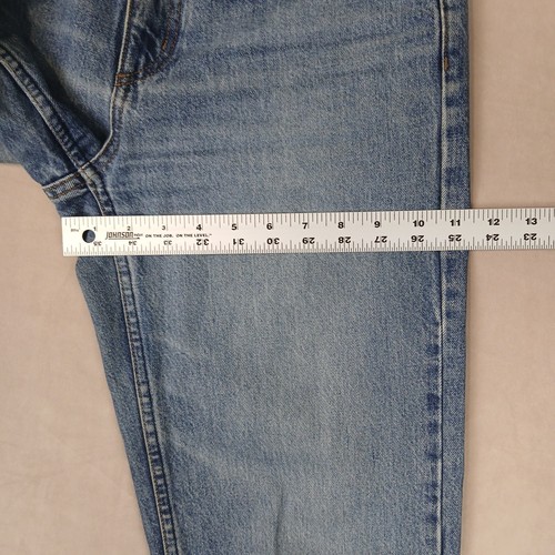 Uniqlo 28x31 Mens Jeans Stone Wash Straight Leg Has Defect - 第 4/17 張圖片