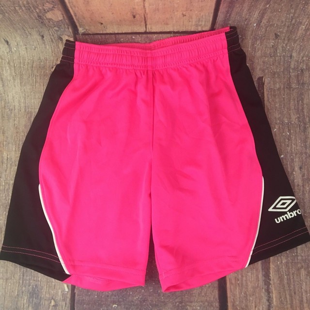 Umbro Pink Youth Soccer Knit Shorts XS eBay