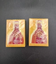 2 VTG Christian Brothers Brandy advertising playing cards recipes on Jokers NOS