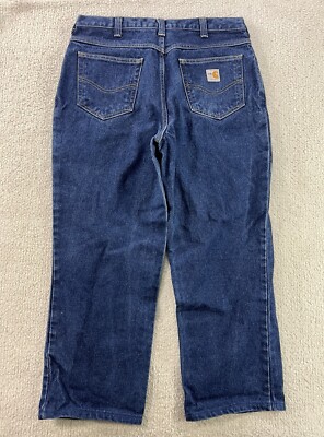 ぶるー Carhartt FR Flame Resistant Jeans 280-83 CAT2 Workwear Denim Blue