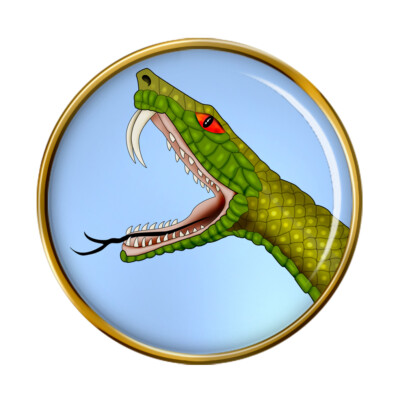 Snake Bite (Asp) Lapel Pin Badge