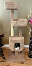 PREMIER CAT PLAYHOUSE - 64" TALL- FREE SHIPPING IN THE UNITED STATES ONLY 