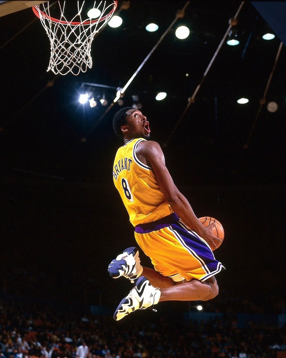 Kobe Bryant Los Angeles Lakers Dunk Nba 8x10 PHOTO PRINT | eBay