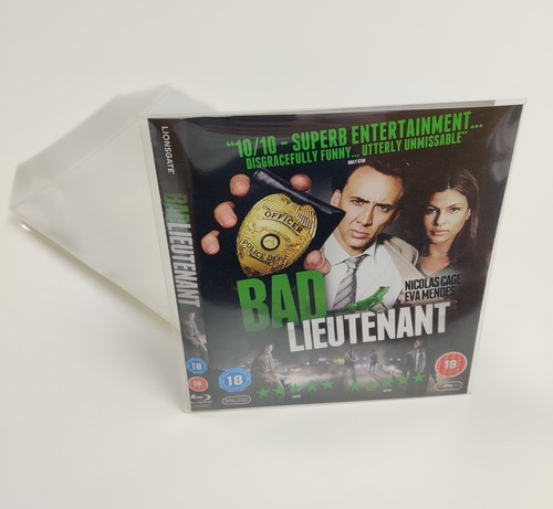 Blu-Ray Replacement Case Sleeve Clear Plastic with Flap 10/25/50/100 - 第 1/11 張圖片