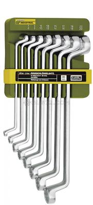 8 PCS SLIMLINE DOUBLE RING SPANNER SET INCL HOLDER 6-22 MM PROXXON 23810