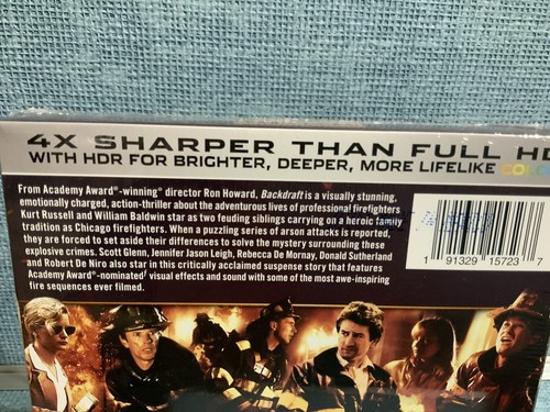 Backdraft - 30th Anniversary Ed. w. Steelbook (4K UHD + Blu-ray + Digital) *NEW* - Picture 4 of 7