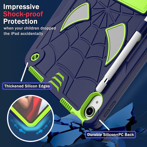 Kids Friendly Stand Case Cover For iPad (A16) 11th 10th 9th 8th 7th Generation - Picture 10 of 23