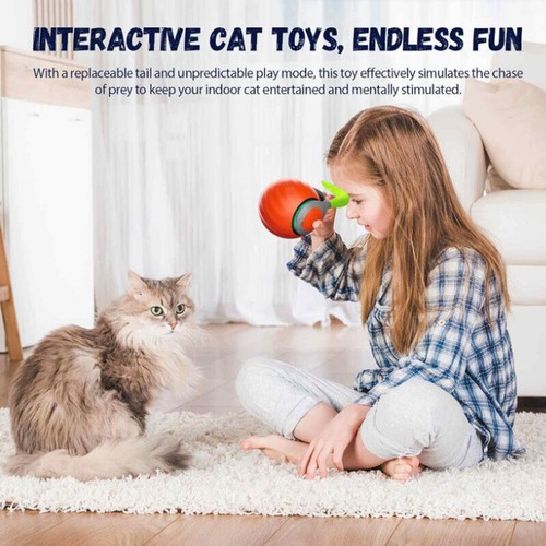 Speedy Tail 2.0, Speedy Tail Cat Toy, Interactive Toy, Smart Cat Rolling Ball UK - Picture 12 of 18