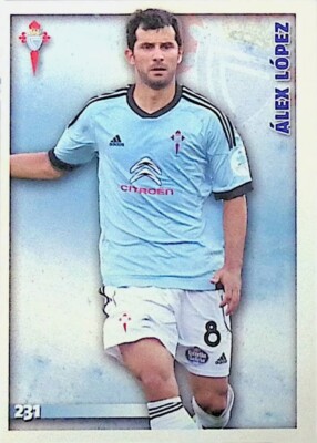2014-15  Mundicromo Fichas la Liga Celta de Vigo Alex Alejandro Lopez Sanchez