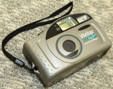 Vivitar EZ Motor Date-A-Print 35mm Point Shoot Film Camera, Missing Back Cover