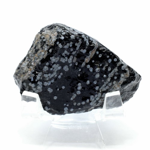 2 Snowflake Obsidian Rough Black White Natural Crystal Rock For Cabbing Utah Ebay