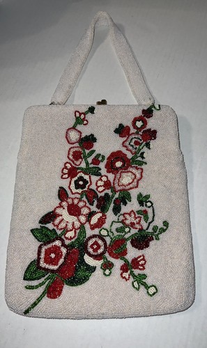 Beaded purse made in belgium