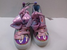Nickelodeon Jojo Siwa Mermaid Scales High-Top Sneaker Size 2 Girls  New