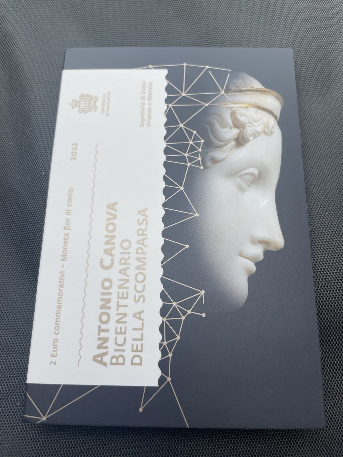 2 Euros Commémorative Saint Marin 2022 Canova BU