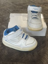 Nike Air Jordan Flight 23 Baby Shoes 9c White Blue