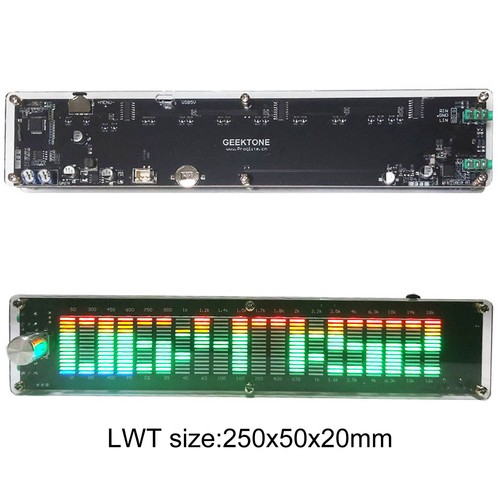 LED Music Audio Spectrum Display DSP Module Sound Level Stereo VU Meter - Picture 13 of 17