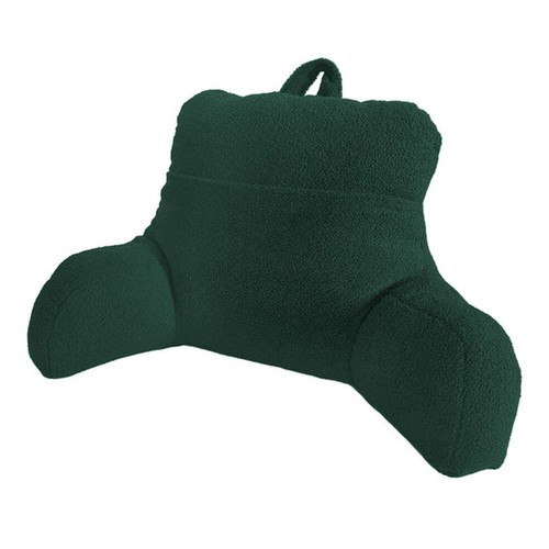 Reading Pillow With Arms Teddy Fleece Back Support Orthopaedic Cushion For Bed - Picture 7 of 7