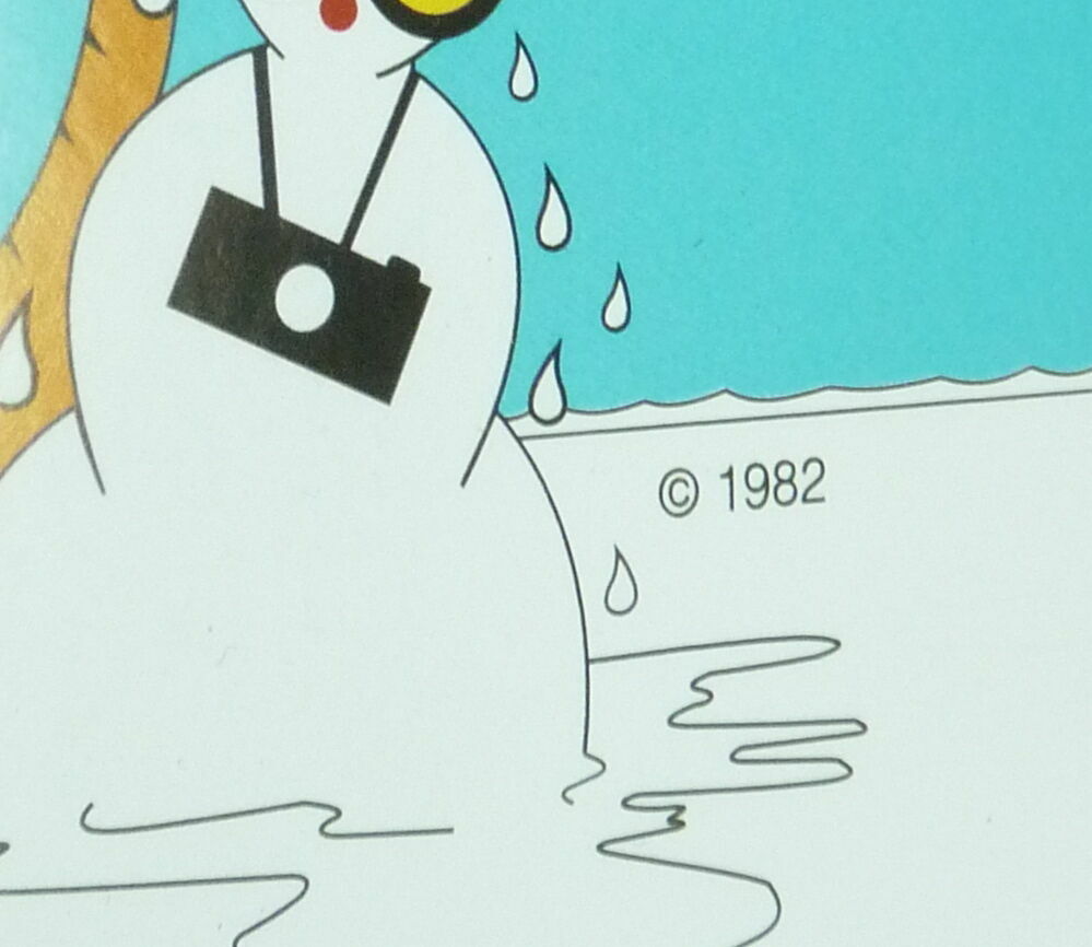 The Original Florida Melted Snowman Snow Globe NOS 1982 eBay