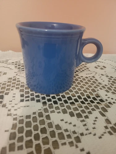 Fiestaware Mug Lapis Blue Tom & Jerry Ring Coffee Mug Made In USA Gift Mug